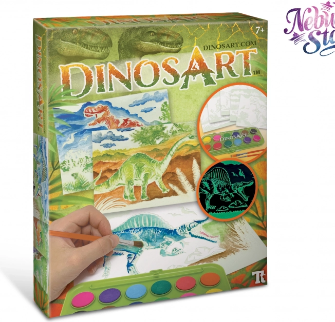 Nebulous Stars Dinosaures Aquarelle Magique