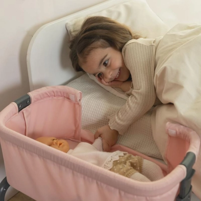Ledikantje Maxi Cosi lichtroze voor poppen