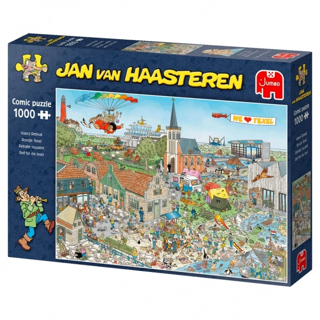 Puzzle JUMBO JvH Vol au-dessus de l'île 1000 pièces