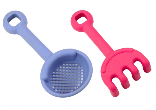 Sandbox Toy Set with Bucket and Mold Pastel