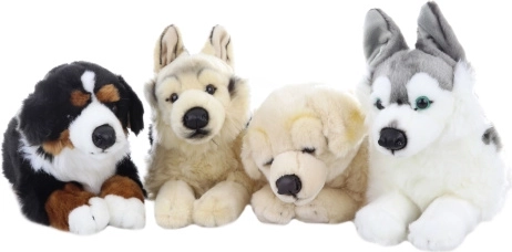 Chien en peluche 37 cm éco-responsable
