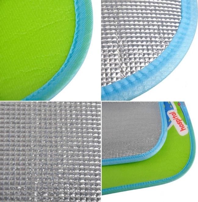 Opvouwbare kinder speelmat met straatmotief 160 x 130 cm