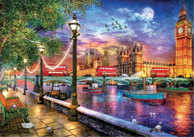 Educa Puzzle Londres au coucher du soleil 2000 pièces