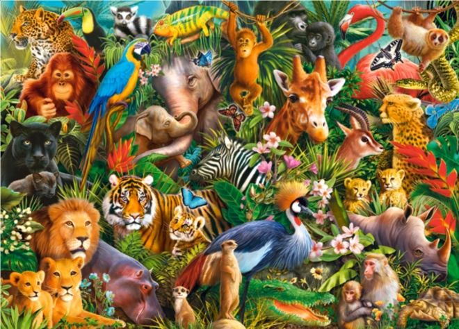Puzzle 180 Teile Amazing Animals