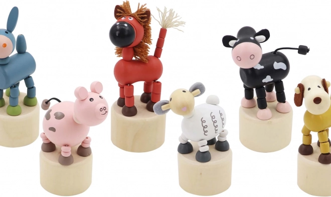 Wooden Squeeze Animal Farm