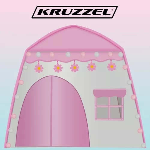 Kindertent HUIS + lichtjes 23472