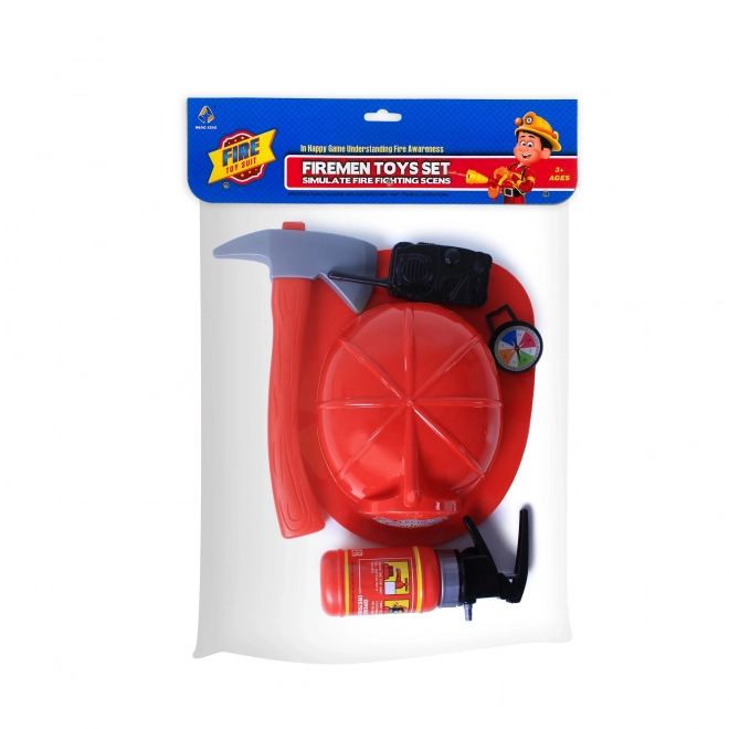 Set brandweerhelm en accessoires