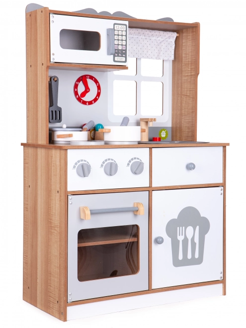 Wooden Children's Kitchen Set with Accessories by Ecotoys