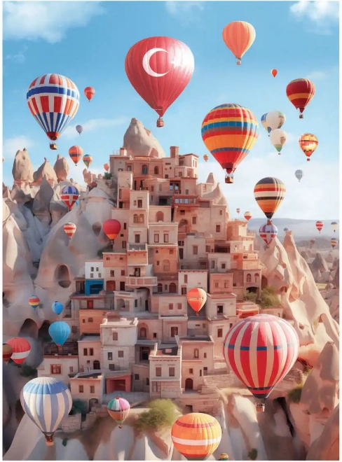 Puzzel Kapadokya van Anatolian 1000 stukken