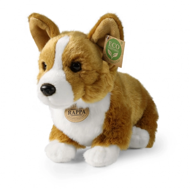 Pluchen hond corgi 32 cm van ecologische materialen