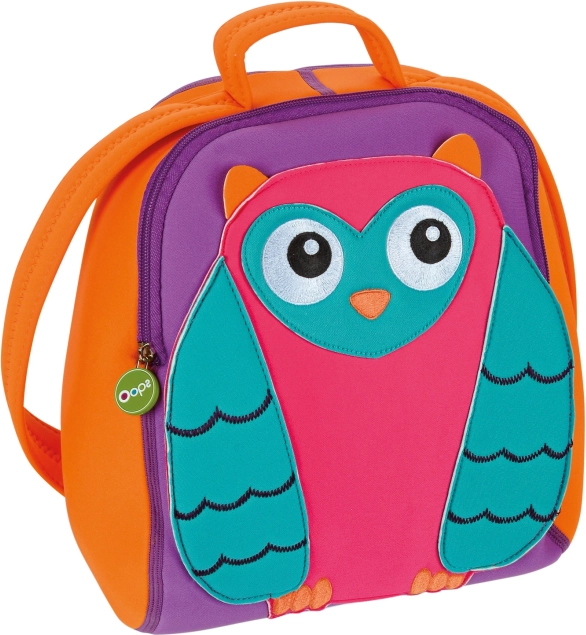 Kinder rugzak met uilenmotief 30 cm