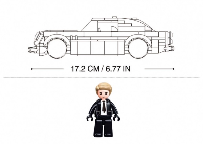 Sluban ModelBricks auto van geheime agent