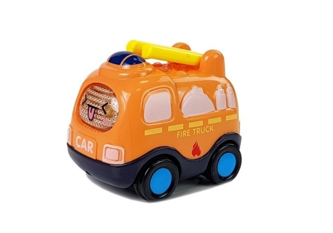 Kinderset van autootjes met koord 7 stuks
