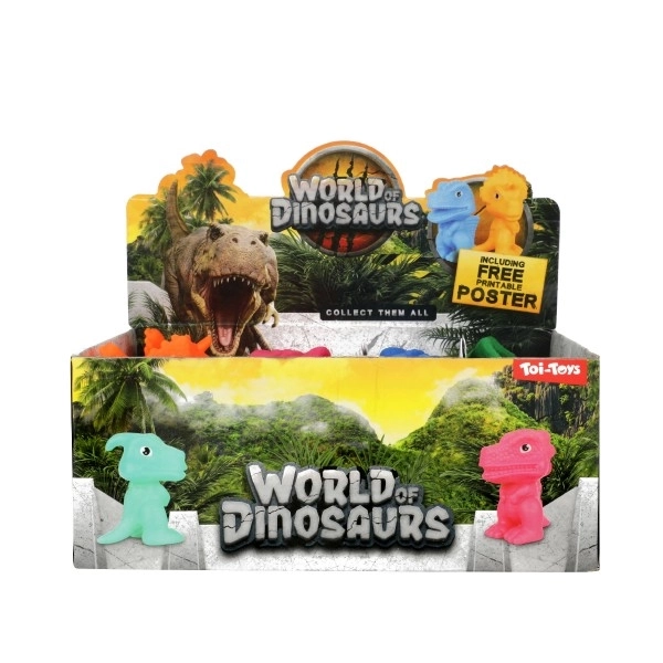Gummisaurus 8 cm - 5 Arten im Karton