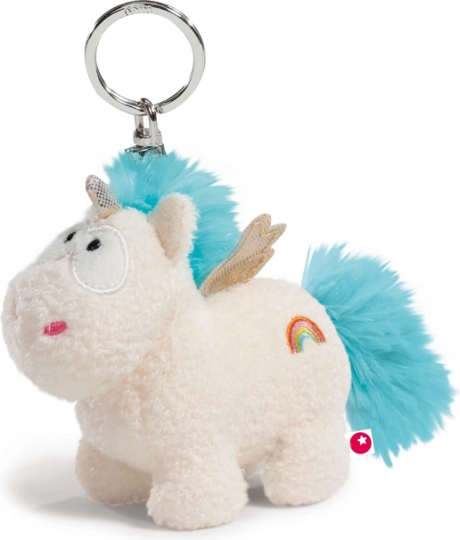 Plüsch-Schlüsselanhänger Einhorn Wingfried mit Flügeln 10 cm