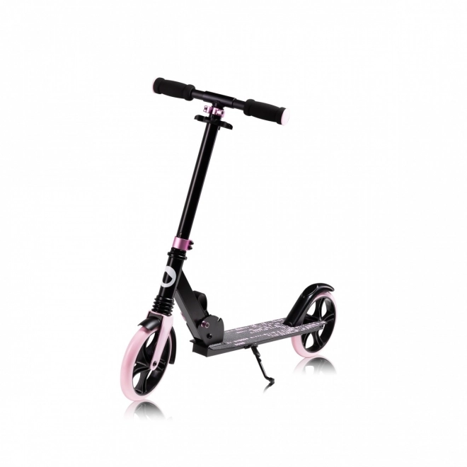 Opvouwbare step Lionelo Luca zwart met roze accenten