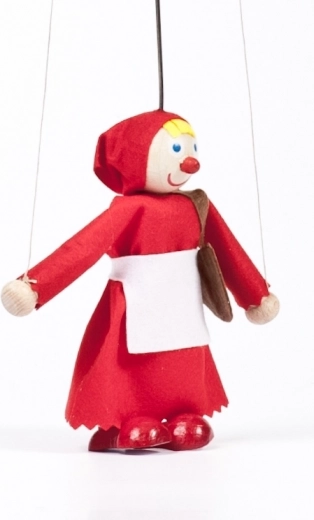 Gerlich Holzmarionette Rotkäppchen