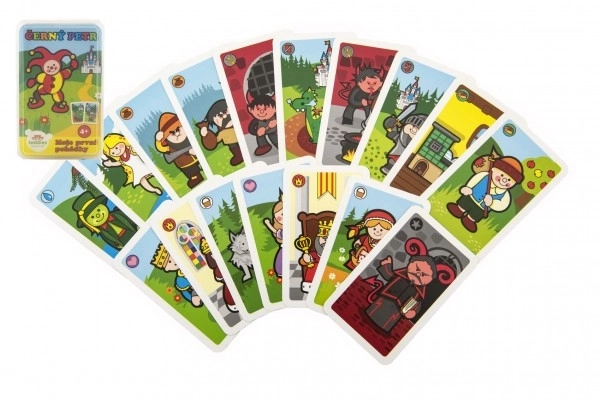 Zwarte Piet Mijn eerste sprookjes gezelschapsspel - kaarten in plastic doosje 6x9cm