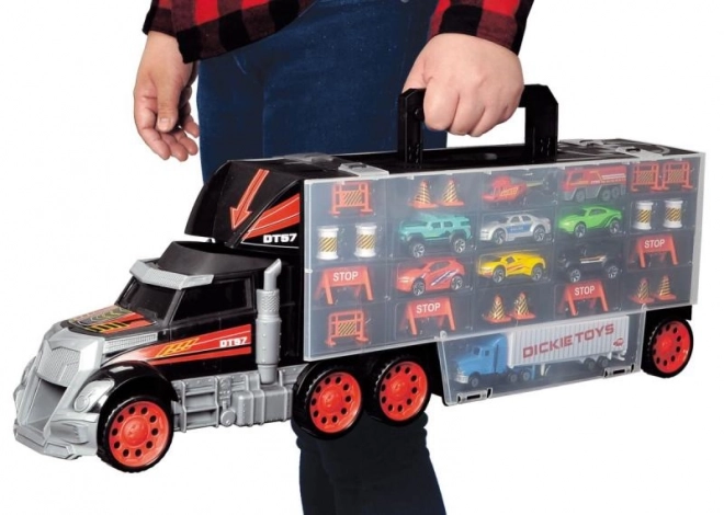 Koffer vrachtwagen met accessoires