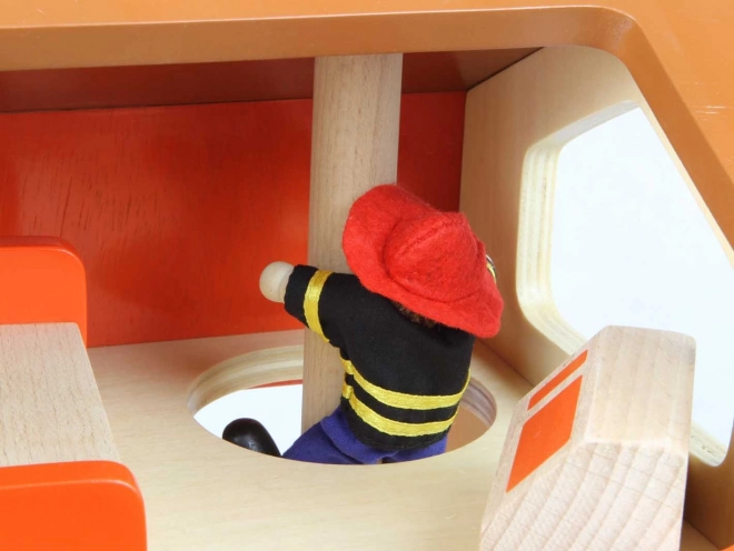 Houten mini brandweerkazerne Masterkidz