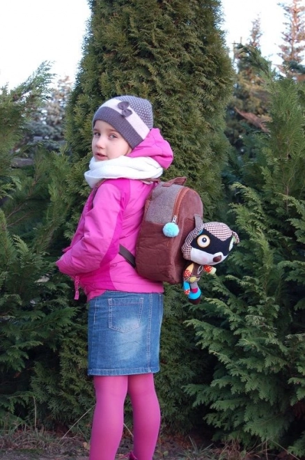 Kinder Rucksack EcoSnoopers mit Waschbär