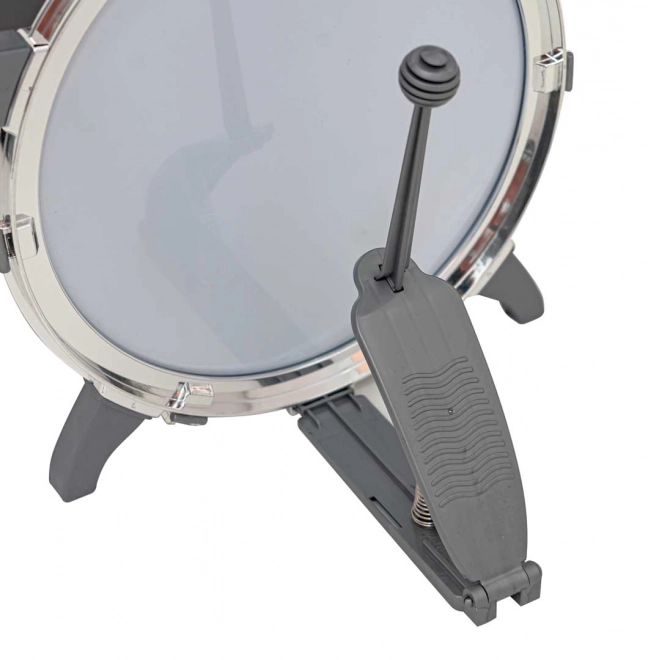 Grote zwarte drumstel met toetsenbord
