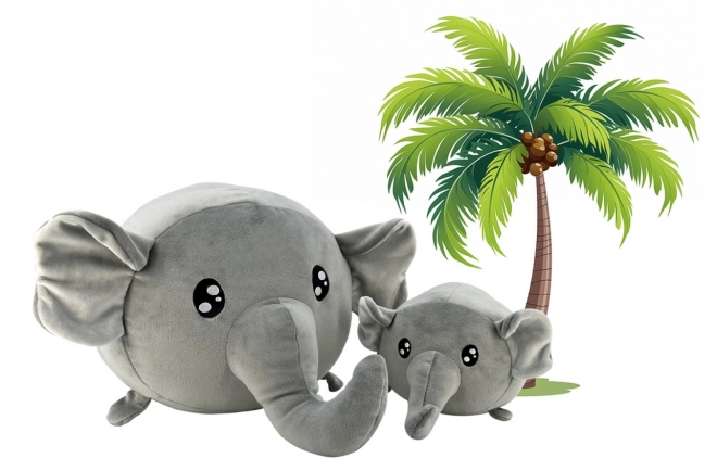 Magic Baby Slon - pluchen speelgoed 40 cm
