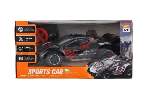 RC sportauto 2,4GHz grijs-turquoise 20cm – Grijs-rood