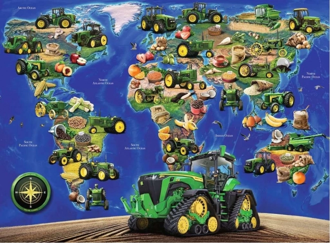 Puzzel Wereld John Deere XXL 300 stukjes