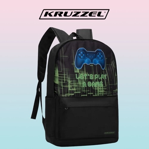 Sac à dos scolaire gaming 22 l avec sac KRUZZEL