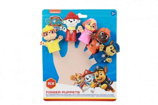 Set van vingermarionetten Paw Patrol