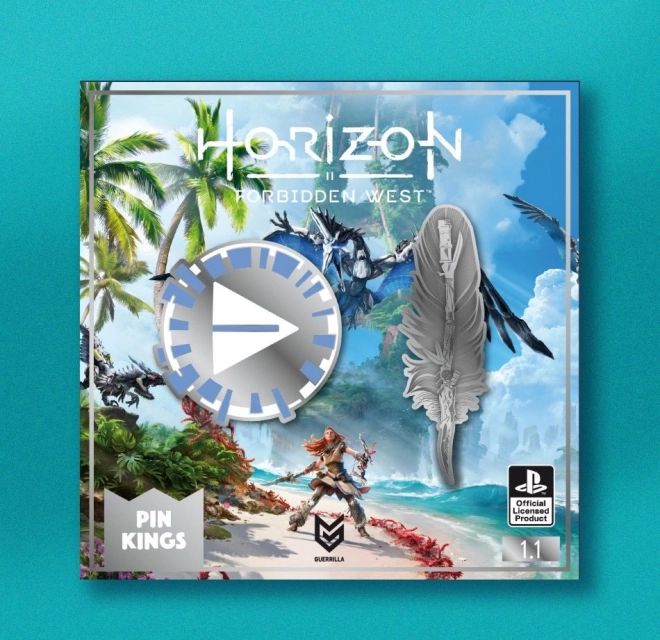 Badges Horizon Forbidden West – set de 2 badges métalliques