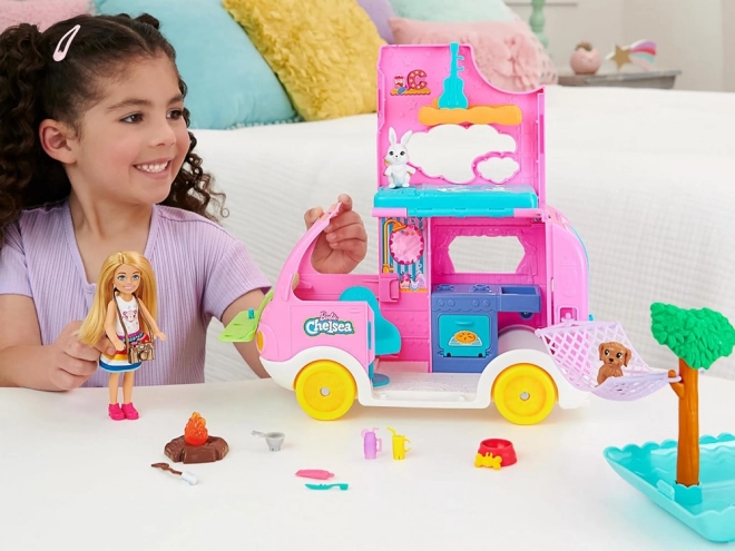 Barbie Chelsea kampeerset