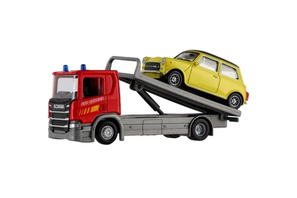 Welly Scania P320 Abschleppwagen und Auto