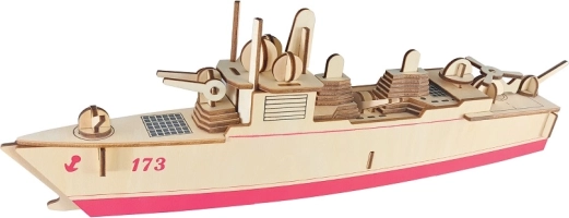 Woodcraft Wooden 3D Puzzle Destroyer