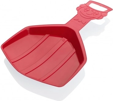Luge à pelle pour enfants Clown en plastique – Rouge