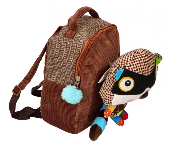 Kinder Rucksack EcoSnoopers mit Waschbär