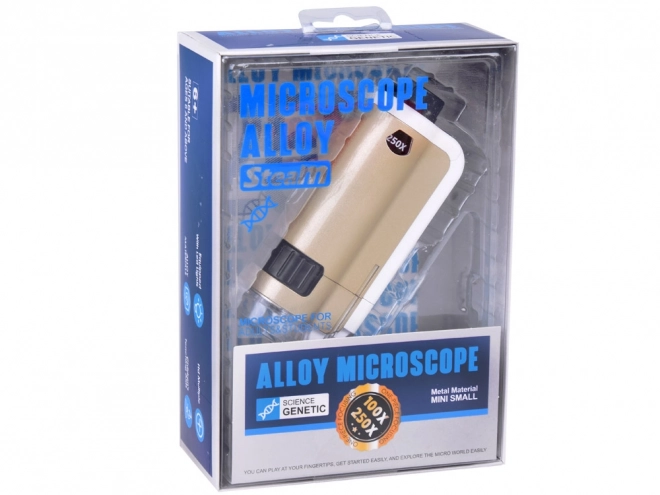 Zakmicroscoop voor kinderen met vergroting
