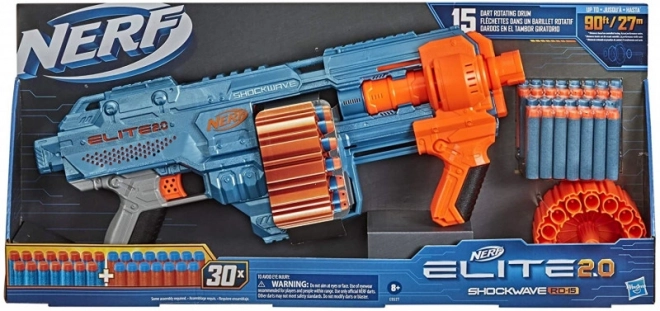 Nerf Shockwave RD-15 pistool met kogels