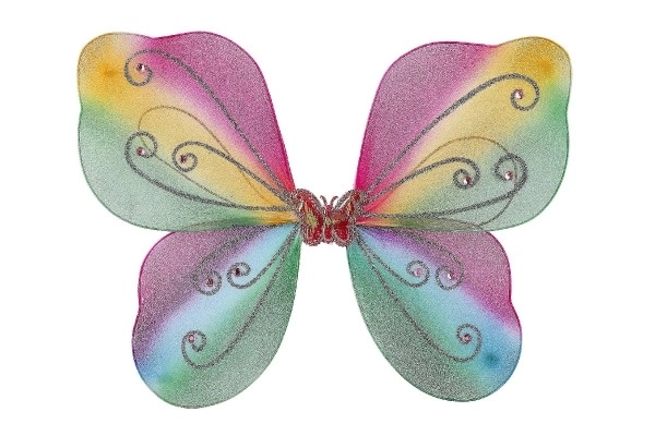Bunte Schmetterlingsflügel für Karneval