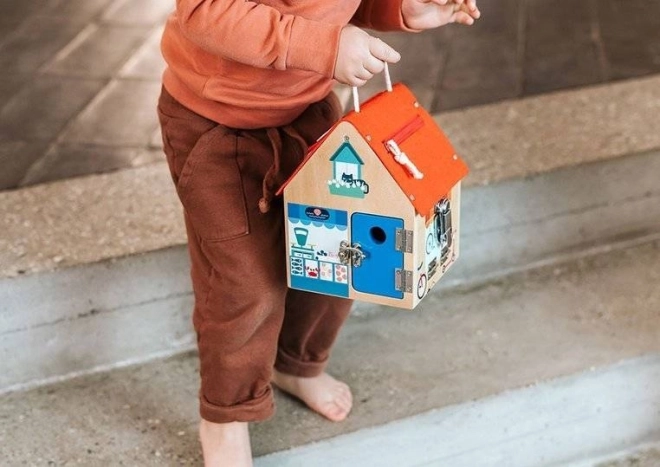 Lilliputiens – houten huisje met sloten