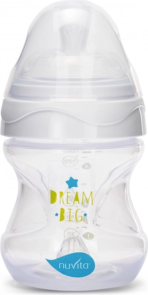 Flesje 150 ml, transparant wit