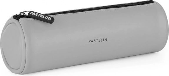 Round PASTELINI PU case, grey