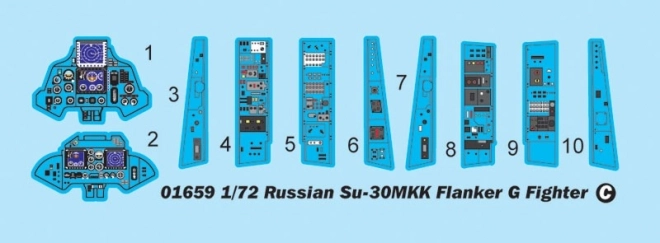 Russisch gevechtsvliegtuig Su-30MKK Flanker G