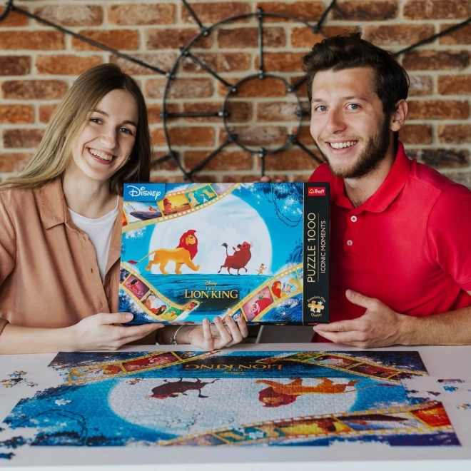 Puzzel Premium Plus Iconische Momenten: De Leeuwenkoning 1000 stukjes