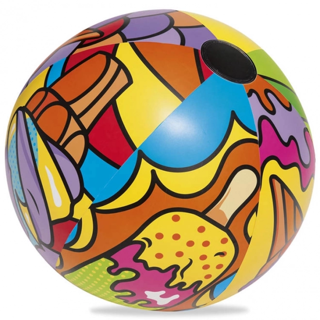 Farbiger aufblasbarer Strandball 91cm Bestway