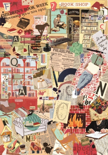 Puzzle Clementoni More is More : Livres et écriture 1000 pièces