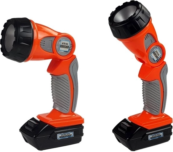 Powerful flashlight with adjustable angle