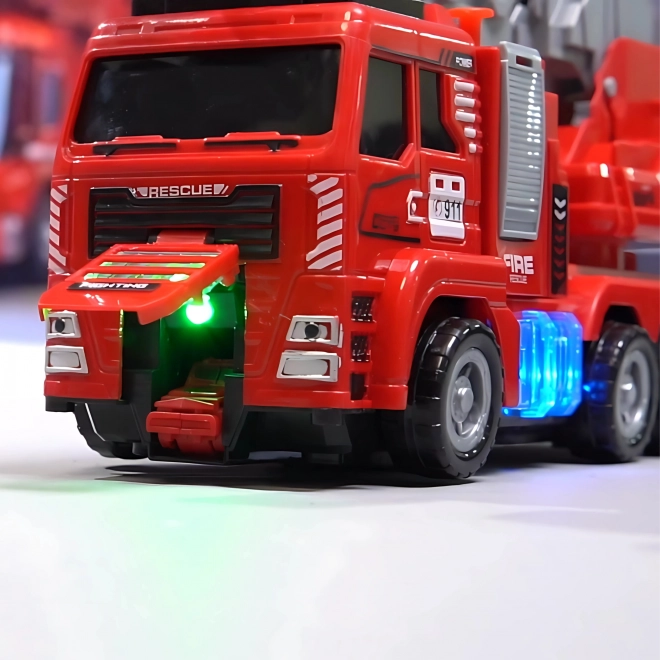 Interactive Fire Truck with Movable Ladder