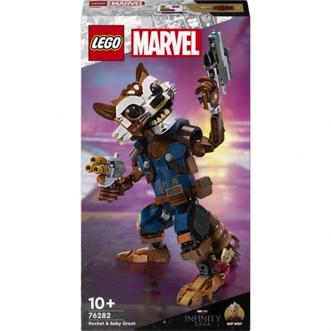 Lego Marvel Rocket and Baby Groot Set